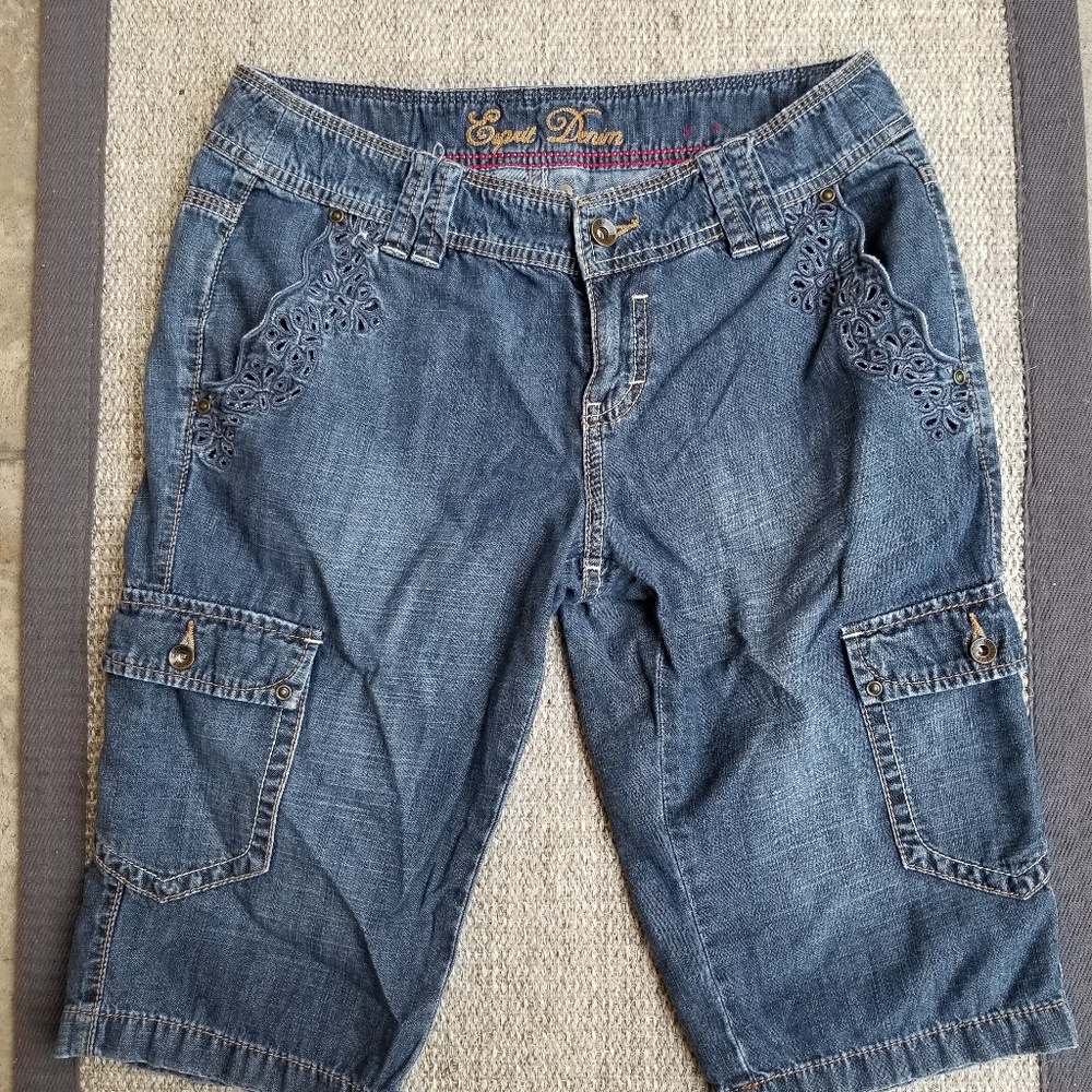 Espirit Denim Cargo Shorts size 8
